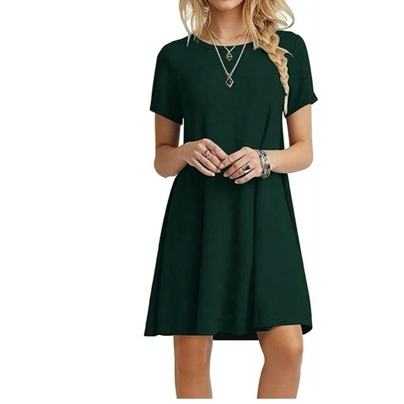 Popyoung Dresses & Skirts - Boho Beach Dress. Casual T-shirt Dress. Medium. NWOT.